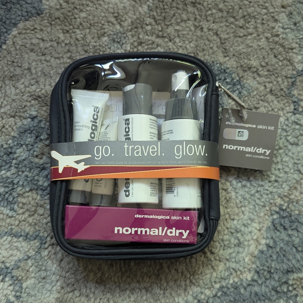 New Dermalogica Normal/Dry Skin Kit travel size with samples